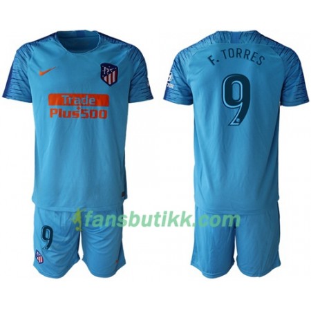 Fotballdrakt Atlético Madrid F.Torres 9 Barn Bortetrøye 2018-2019 Kortermet